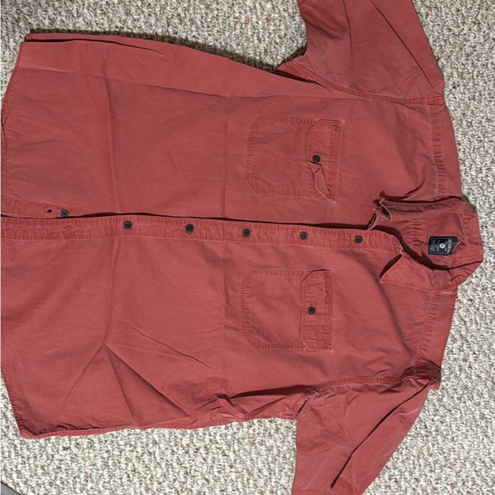 RedHead Coral Button-Up Shirt